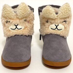 Ugg Classic Llama Stuffie Zip Purple Toddler Shoes, Size 7